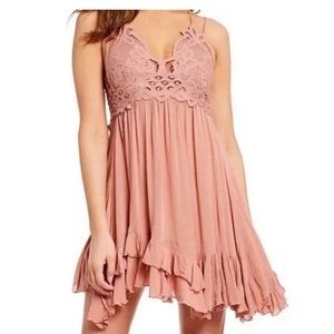 NWOT Fee People Adella Dress in Color Rose